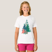 Vakantie Evergreens Design T-shirt (Voorkant volledig)