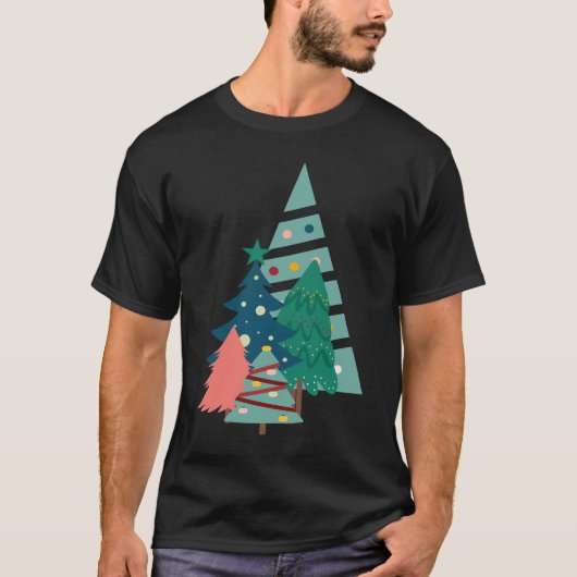 Vakantie Evergreens Design T-shirt (Voorkant)