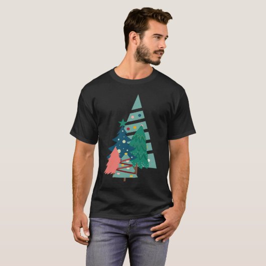 Vakantie Evergreens Design T-shirt (Voorkant volledig)