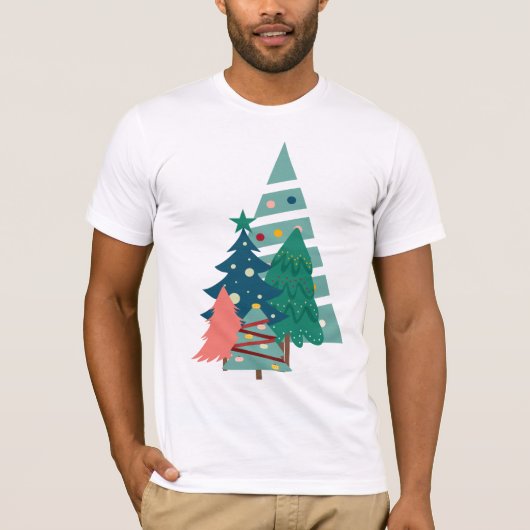 Vakantie Evergreens Design T-shirt (Voorkant)