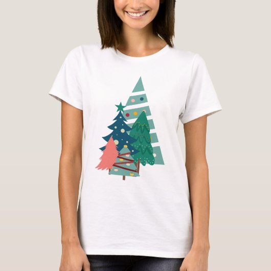 Vakantie Evergreens Design T-shirt (Voorkant)