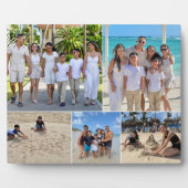 Vakantie Familie Foto Collage 5 afbeeldingen Fotoplaat (Voorkant)