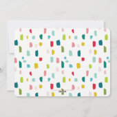 VAKANTIE FAMILIE foto feestelijke kerst bauble roo Feestdagenkaart (Achterkant)