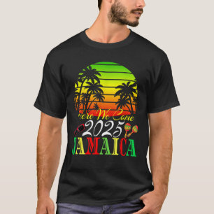 Vakantie Familiereis Jamaica 2025 Here We Come Reu T-shirt