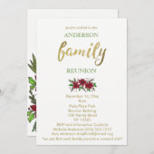 Vakantie familiereünie kaart (Voorkant / Achterkant)