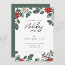 Vakantie Feest Rood Groen Bloemen