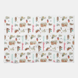 Vakantie feestdag kerstfeestdag theedoek