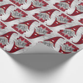 Vakantie feestdag voor feestelijke feestdagen cadeaupapier (Hoek)