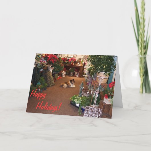 Vakantie Feestdagen Kaart (Voorkant)