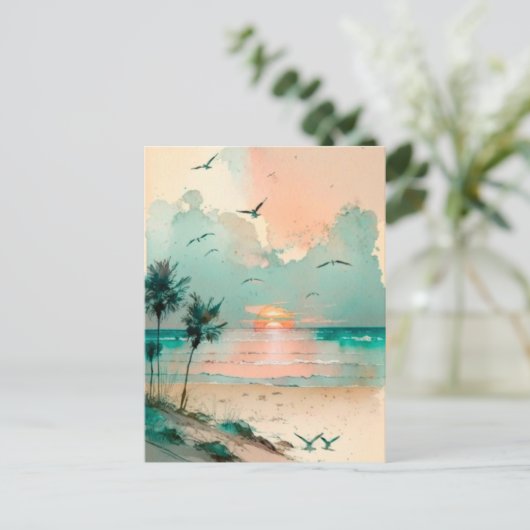 Vakantie Feestdagenkaart (Staand voorkant)