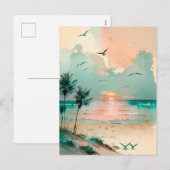 Vakantie Feestdagenkaart (Voorkant / Achterkant)