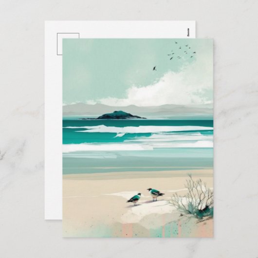 Vakantie Feestdagenkaart (Voorkant / Achterkant)