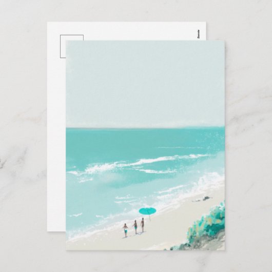 Vakantie Feestdagenkaart (Voorkant / Achterkant)