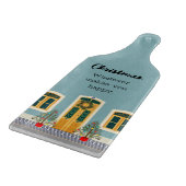 Vakantie Feestelijk Portugees Kersthuis Snijplank (Hoek)