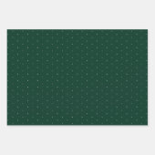 Vakantie Feestelijke Green Polka Dot Wrapping Pape Inpakpapier Vel (Voorkant 3)