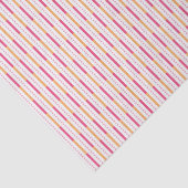 Vakantie Feestelijke Roze Snoep Streep Tissue Papi Tissuepapier (Detail)