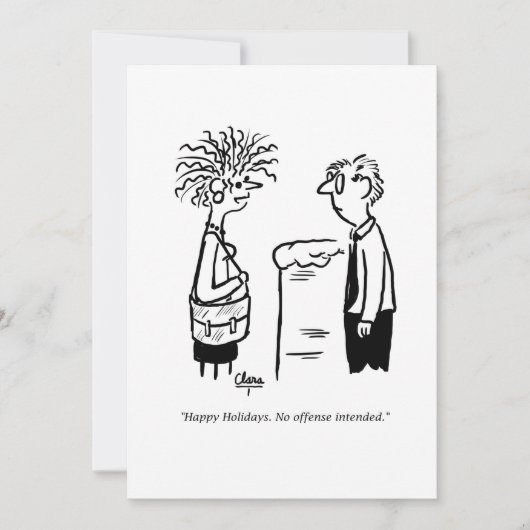 Vakantie feestuitnodiging - Funny ClaraT Kaart (Voorkant)