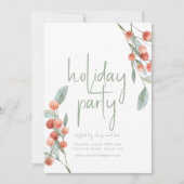 Vakantie Feestuitnodiging Sjabloon Groenen & Besse Kaart (Voorkant)