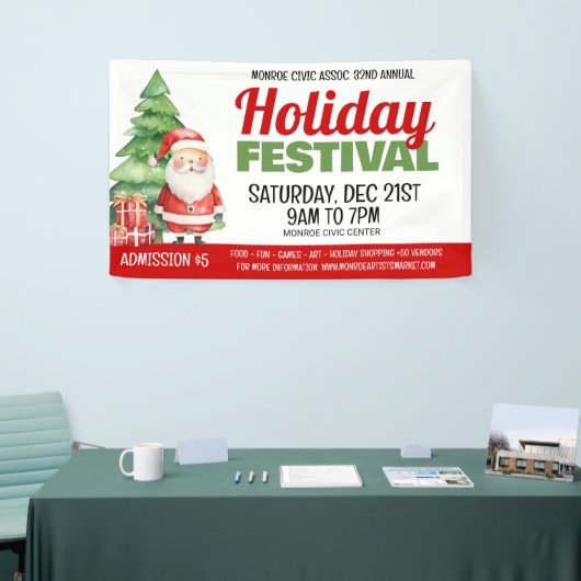 Vakantie Festival Banner (Beurs)