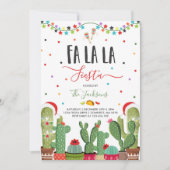 Vakantie Fiesta Party Invitation Fa La Fiesta Kaart (Voorkant)