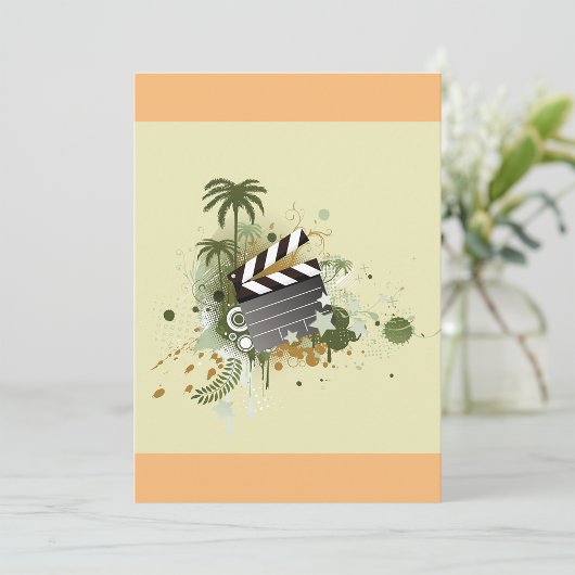 Vakantie Film Scene Uitnodiging