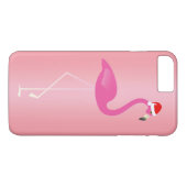 Vakantie Flamingo iPhone 7 in Roos Case-Mate iPhone Case (Achterkant (Horizontaal))