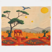 Vakantie fleece deken (Voorkant (Horizontaal))