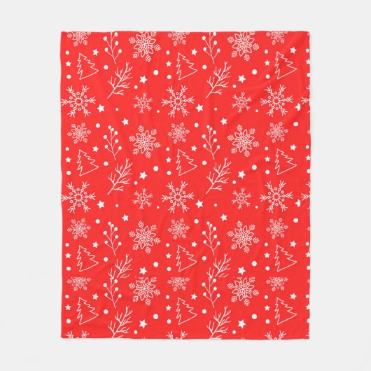 Vakantie Fleece Deken (Voorkant)