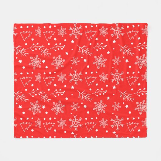 Vakantie Fleece Deken (Voorkant (Horizontaal))