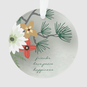 Vakantie Floral Ornament