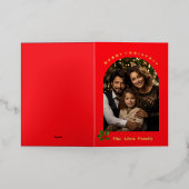 Vakantie Folie Fotokaart Folie Feestdagenkaart (Buiten Laag)