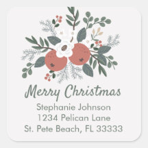 Vakantie Folk Art Bloemen Arrangement Retouradres