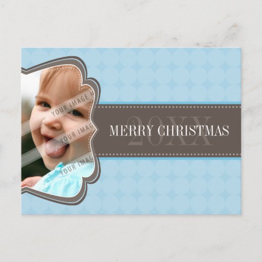 VAKANTIE FOTO BRIEFKAART :: decoratieve band 1L (Voorkant)