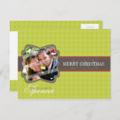 VAKANTIE FOTO BRIEFKAART :: decoratieve band 3L (Voorkant / Achterkant)