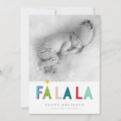 VAKANTIE FOTO fa la bold heldere kleurrijke quote Aankondiging (Voorkant)