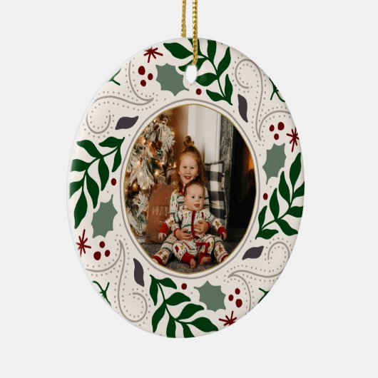 Vakantie Foto Keramisch Ornament (Rechts)