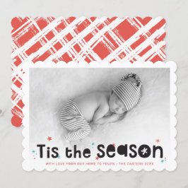 VAKANTIE FOTO leuke typografie is het seizoen cita Feestdagenkaart