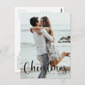 Vakantie Foto Post Card | Moderne kerst Briefkaart (Voorkant / Achterkant)