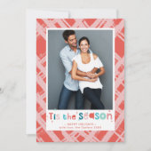 VAKANTIE FOTO vrolijke kleuren dit seizoen Feestdagenkaart (Voorkant)