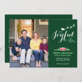 Vakantie fotokaart Bewegende aankondiging (Voorkant / Achterkant)