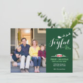 Vakantie fotokaart Bewegende aankondiging (Staand voorkant)