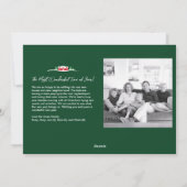 Vakantie fotokaart Bewegende aankondiging (Achterkant)