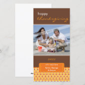 VAKANTIE FOTOKAART :: gevlekte beugel P5 Feestdagenkaart (Voorkant / Achterkant)