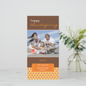 VAKANTIE FOTOKAART :: gevlekte beugel P5 Feestdagenkaart (Staand voorkant)