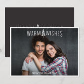 Vakantie fotokaart, kerstgroeten feestdagenkaart (Voorkant / Achterkant)