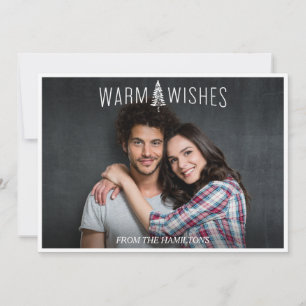 Vakantie fotokaart, kerstgroeten feestdagenkaart