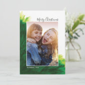 Vakantie fotokaart *Painterly Tree* Kaart (Staand voorkant)