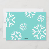 Vakantie fotokaart - Strand Vrolijk Kerstfeest Feestdagenkaart (Achterkant)