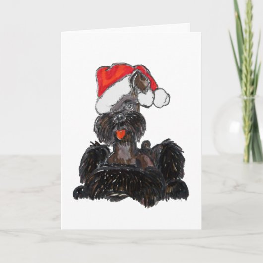 Vakantie Fritz Feestdagen Kaart (Voorkant)