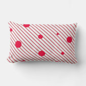 Vakantie. Fun Rood Lendenkussen/Accentkussen Kussen (Voorkant)